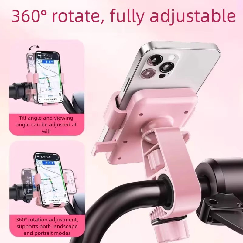 Car Phone Holder - حامل هاتف للدراجات النارية، مقاوم للصدمات،