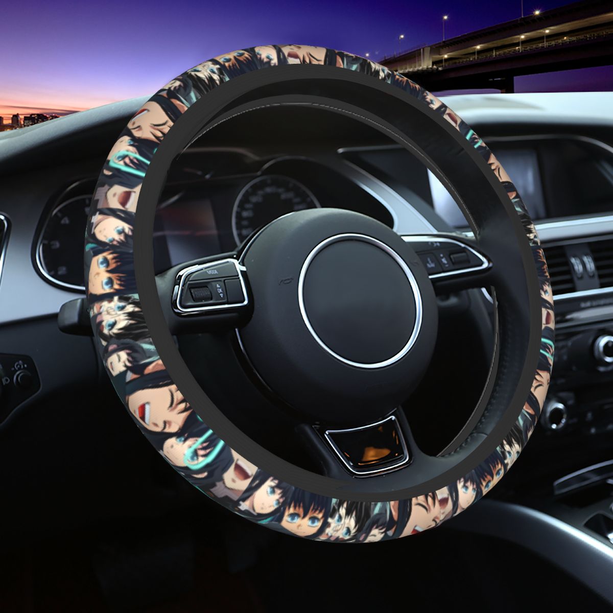 Car Accessories Japanese - غطاء عجلة قيادة ناعم من Muichiro