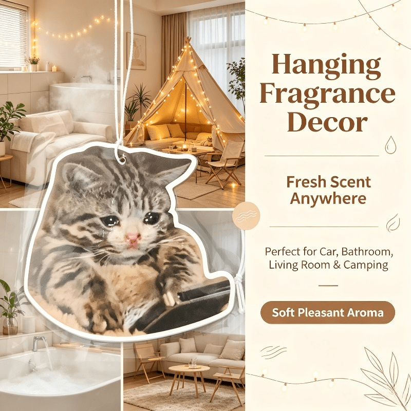 Car Air Freshener - معطر هواء للسيارة على شكل قطة