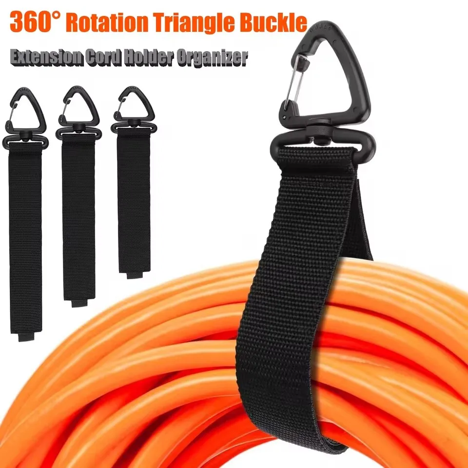 Car Cable Organizer - 10/5/1 قطعة، حزام تخزين سلكي دوار