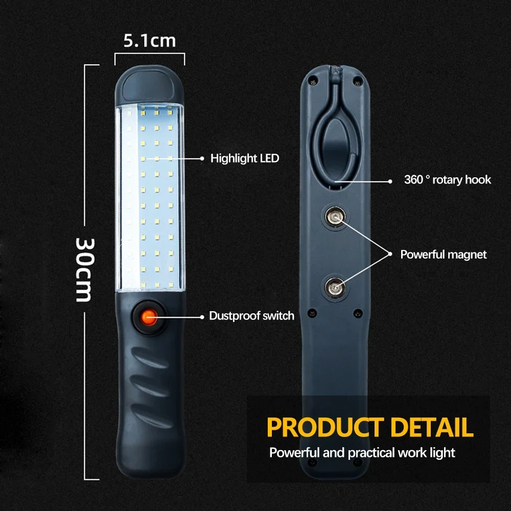 مصباح عمل LED قوي C5 مع مغناطي - مراجعة Car Led Light وسعره