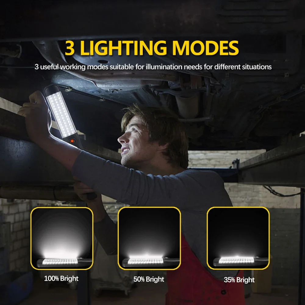 مصباح عمل LED قوي C5 مع مغناطي - مراجعة Car Led Light وسعره