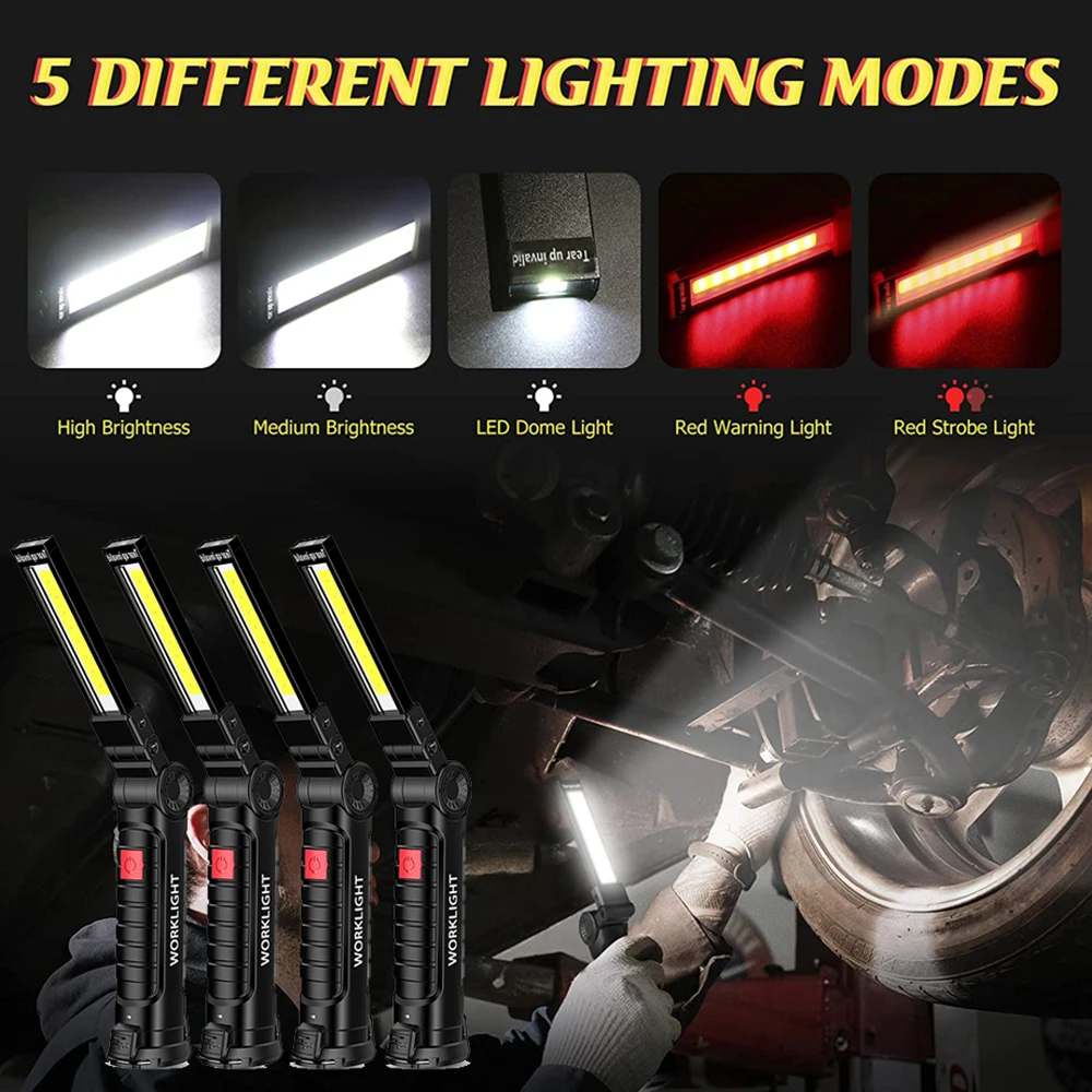 مصباح عمل LED COB قابل لإعادة  - مراجعة Car Led Light وسعره