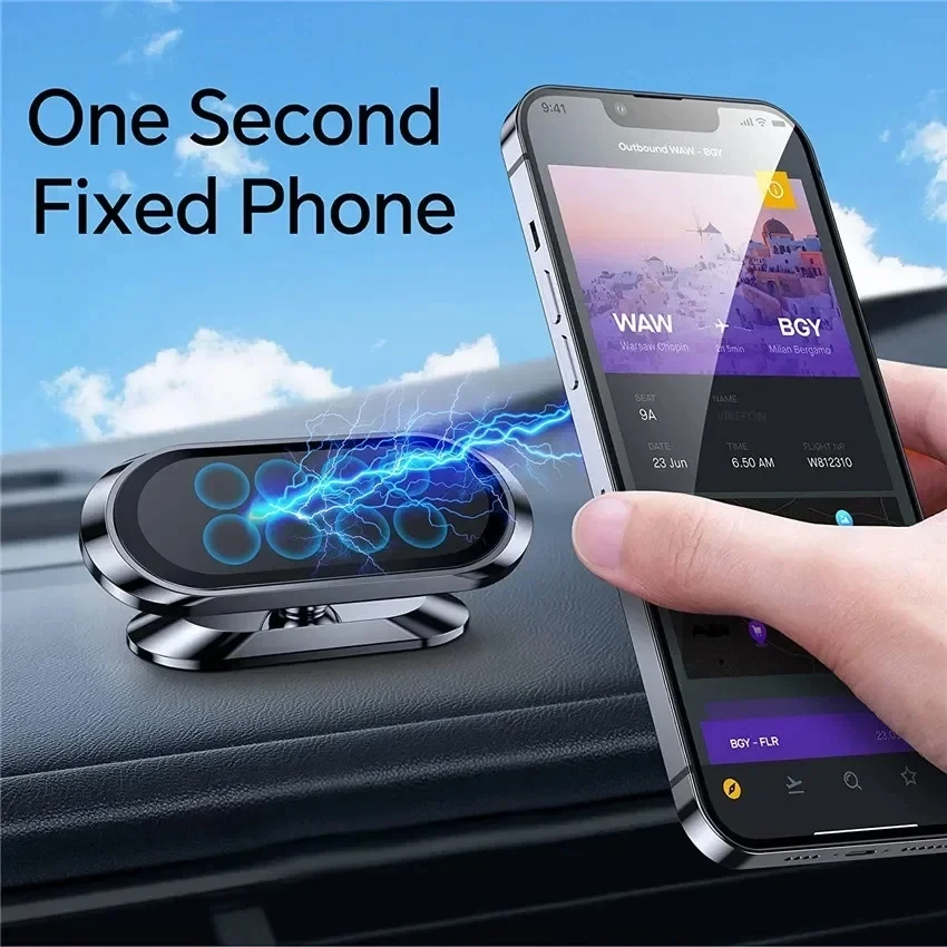 360 °   حامل هاتف مغناطيسي للس - مراجعة Car Phone Holder وسعره