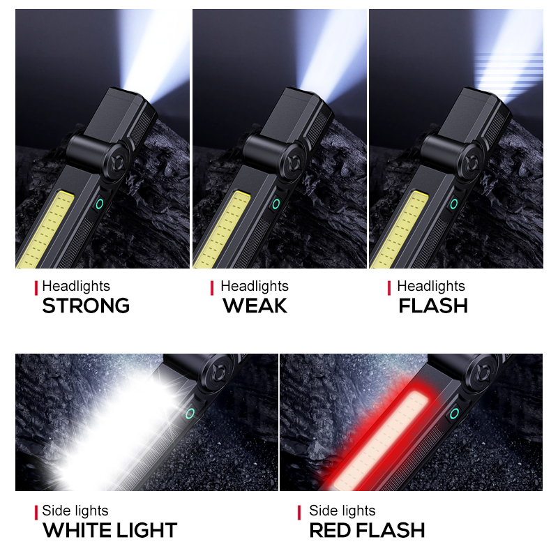 مصباح يدوي محمول COB + مصباح L - مراجعة Car Led Light وسعره