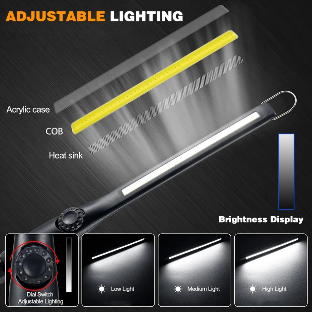 مصباح يدوي COB متعدد الوظائف م - مراجعة Car Led Light وسعره